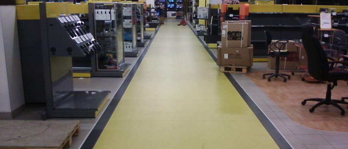 линолеум в цехе